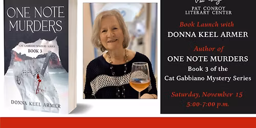 Book Launch for Donna Keel Armer, Author of One Note Murders