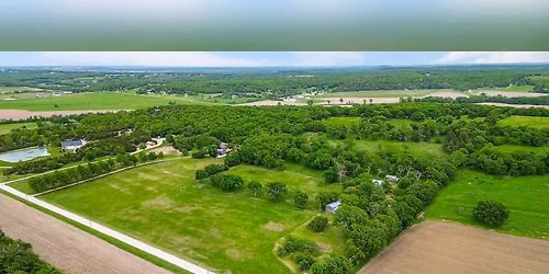 21 picturesque acres with older house