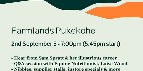 Equine Evening with Guest Speaker Sam Spratt
