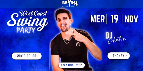 BEYOU PARTY - LES MERCREDIS WEST COAST SWING