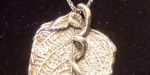 Botanical Pendant Workshop in Fine Silver