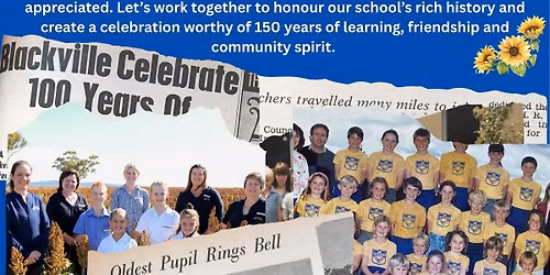 Back to Blackville Public School  \u2013 150 Year Celebration