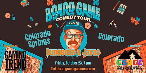 Board Game Comedy Night at Dungeons & Javas