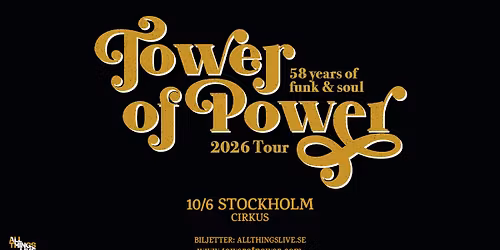 TOWER OF POWER | STOCKHOLM, CIRKUS