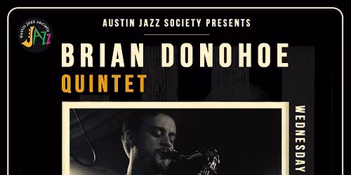 AJS Presents: Brian Donohoe Quartet
