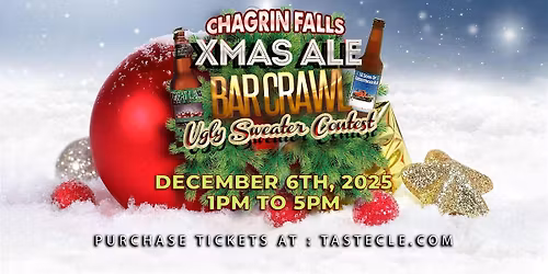 XMAS Ugly Sweater Crawl Chagrin Falls 2025