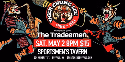 Tiger Chung Lee with The Tradesmen at Sportsmens Tavern!