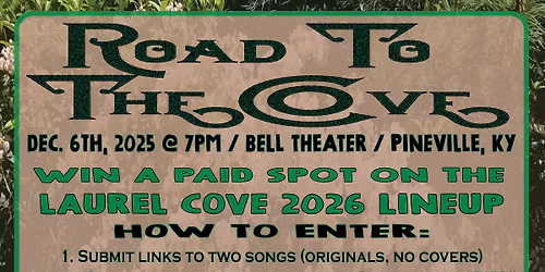 Road To The Cove - A LCMF 2026 Band Audition