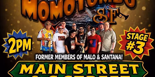 Momotombo-SF w/Former Members of Malo & Santana, Latín Rock Legends, @ Hayward Latin Jazz Festival!