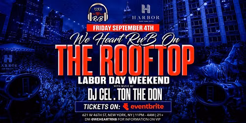 We Heart RnB on the Rooftop (NYC R&B Party)