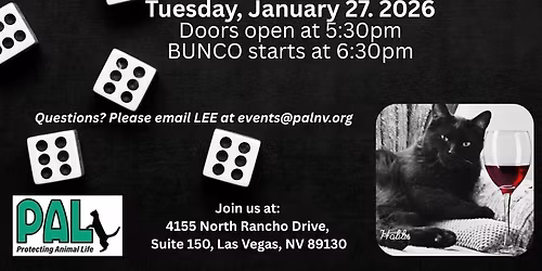 Drunko Bunco to benefit PALnv