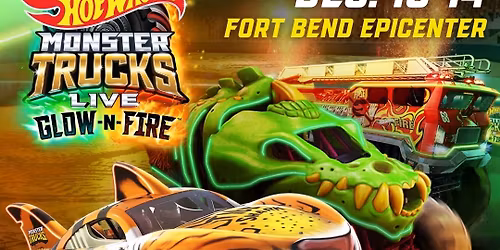 Hot Wheels Monster Truck Live Glow n Fire