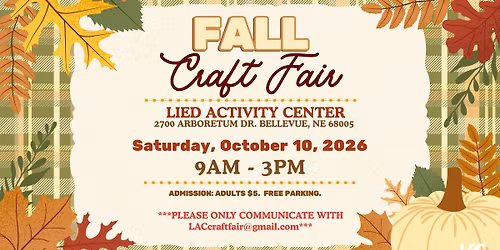 BPS Lied Activity Center Fall Craft Fair 2026