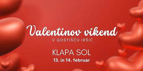 Valentinov vikend s klapo Sol