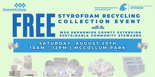 FREE Styrofoam Recycling Collection Event