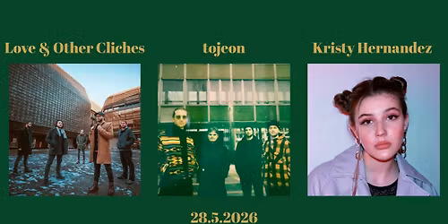 tojeon + Love & Other Cliches + Kristy Hernandez v Rock Caf\u00e9