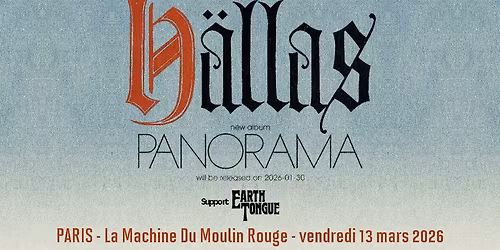 H\u00e4llas, Earth Tongue \/\/ Paris