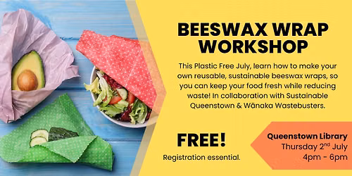 Beeswax Wrap Workshop @ Queenstown Library