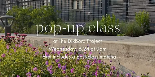 barre3 Pop-Up at The Dixboro Project