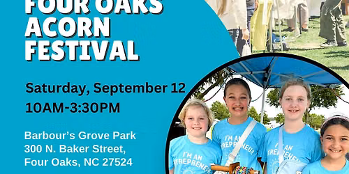 Kids Markets at Four Oaks Acorn Festival