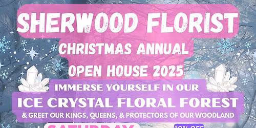 2025 Sherwood Florist\u2019s Christmas Open House