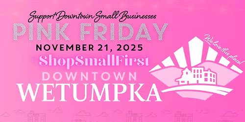 Pink Friday in Downtown Wetumpka
