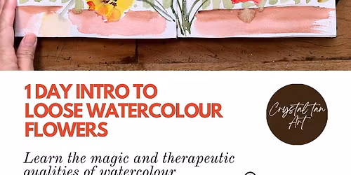 1 Day Intro to Loose Watercolour Florals 