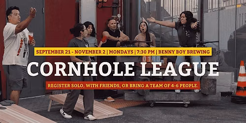 Adult Cornhole League in Los Angeles | 21+ | Social Sports League