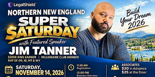 S. PORTLAND MAINE SUPER SATURDAY with Jim Tanner $200K Ring Earner