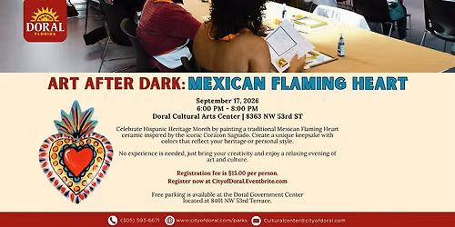 Art After Dark: Mexican Flaming Heart