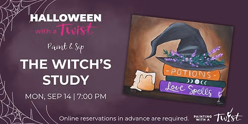 Paint & Sip - The Witch's Study