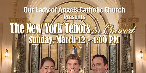 New York Tenors at Rudder Theatre Complex