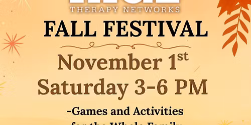 Kidz Therapy Networks Fall Festival