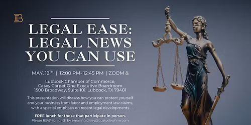 Legal Ease: Legal News You Can Use