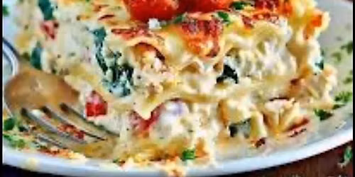 Chicken Lasagna,  Caprese Style and Antipasto Salad!