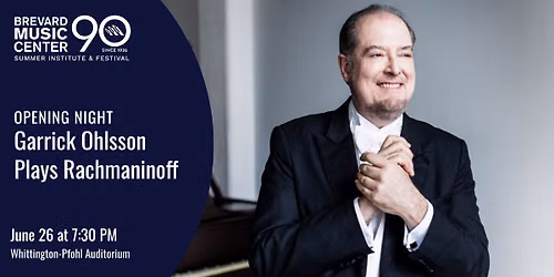 Opening Night: Garrick Ohlsson Plays Rachmaninoff