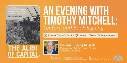 An Evening with Timothy Mitchell: Lecture and Book Signing