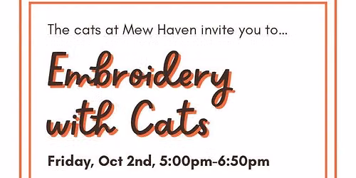 Embroidery with Cats