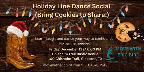 Holiday Line Dance Social (Bring Cookies to Share!)