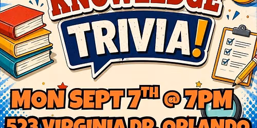 General Knowledge Trivia @ The Hideaway Bar Orlando