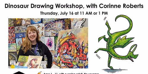 NDL: Dinosaur Drawing Workshop with Corinne Roberts