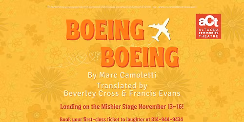 Boeing Boeing - Presented by Altoona Community Theatre