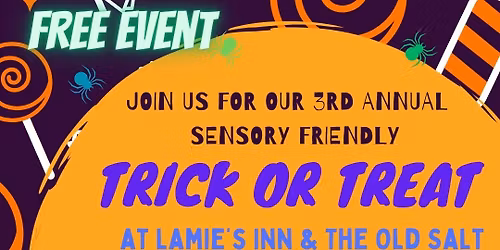 Sensory Friendly Trick or Treat and Fundraiser!