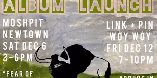 LiON iSLAND 'Heavy Lifting' album launch + FEAR OF HORSES + PILLOW DROOL