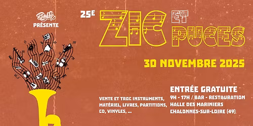25 \u00e8me Zic & Puces le 30 Novembre 2025