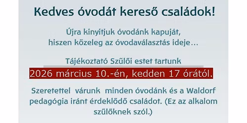 T\u00e1j\u00e9koztat\u00f3 Sz\u00fcl\u0151i Est