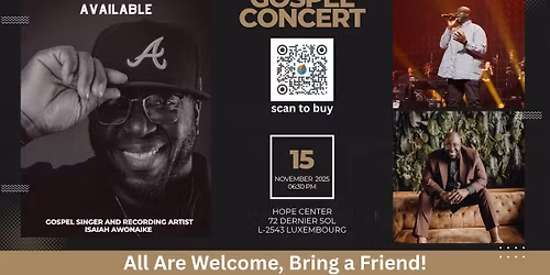 Gospel Concert with Isaiah Awonaike & the Oasis Gospel Choir