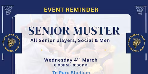 Senior Netball Muster