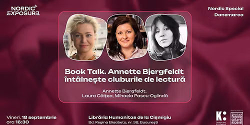 Book Talk. Annette Bjergfeldt \u00eent\u00e2lne\u0219te cluburile de lectur\u0103 | Nordic Exposure
