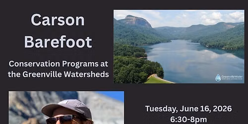 SCNPS Presents: Carson Barefoot at Simpsonville Library
